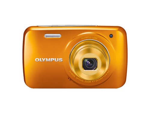 Amazon | OLYMPUS デジタルカメラ VH-210 オレンジ 1400万画素